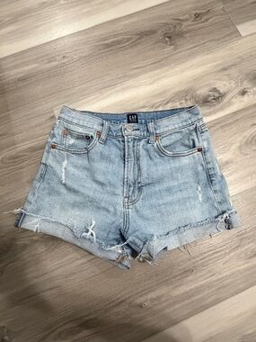 GAP 4" High Rise Denim Shorts